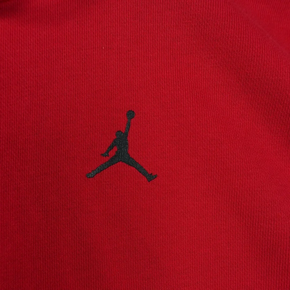 Nike Jordan Hoodie Men Small Red Crossover Dri Fit Jumpman Pullover Sport FV8606